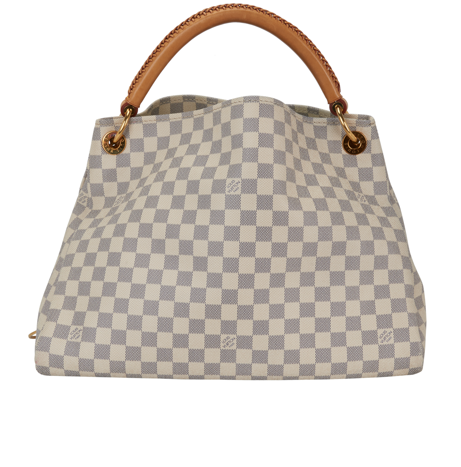 Artsy MM, &pound;1,200, Handbags, Blue/Cream, Canvas, Back view